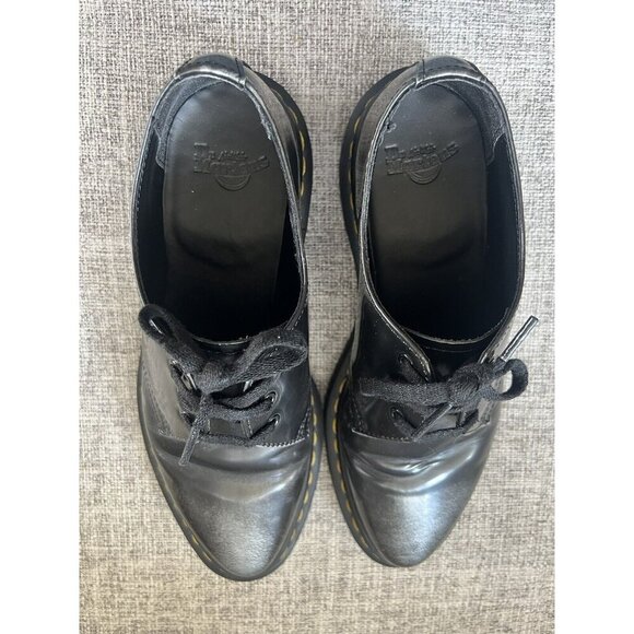 Dr Doc Martens Dupree 3 Eye Silver Arcadia Rub Off Sz 7 US Rockabilly Punk - Picture 10 of 13